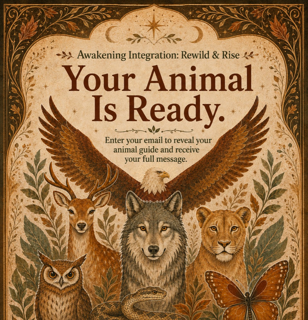 Your animal is ready. Enter your email to reveal your animal guide.