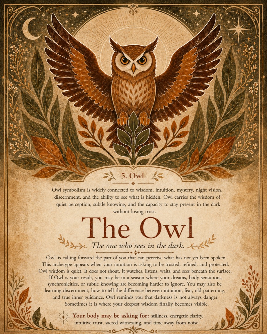 The Owl oracle card